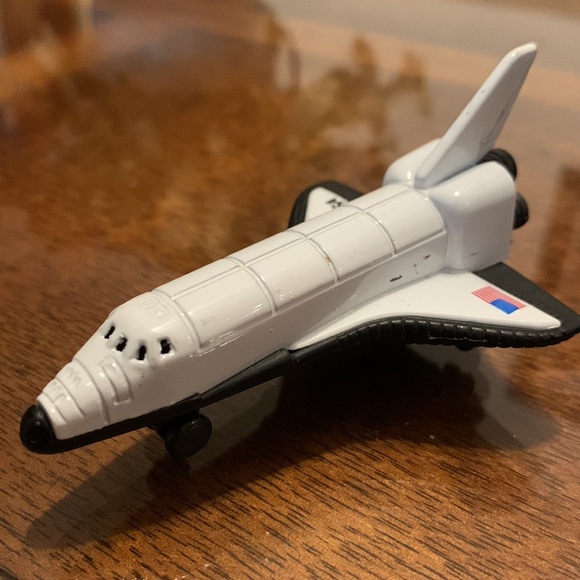 USA Space Shuttle Pencil Sharpener USA Flag Decal Metal Space Ship 🚀 - Picture 3 of 6